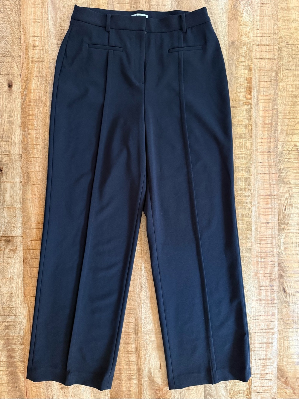 Bar III Women’s Black Dress Pants Size 10 Straight Leg Career stretch pants
